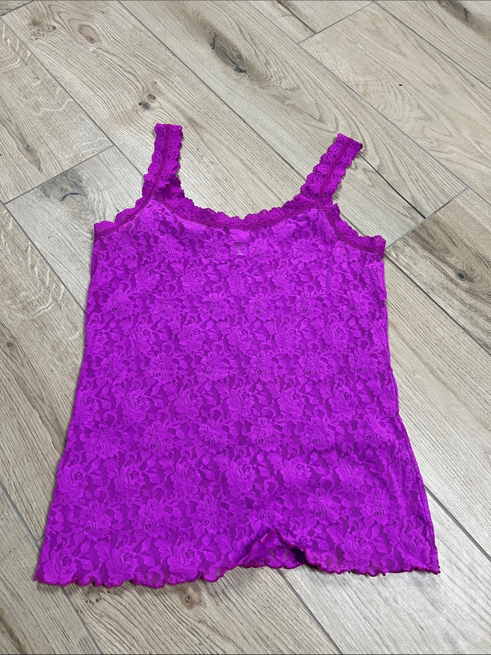 Hanky Panky Magenta Lace Tank
